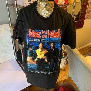 Large Vintage Boyz N The Hood Graphic Cotton T Shirt